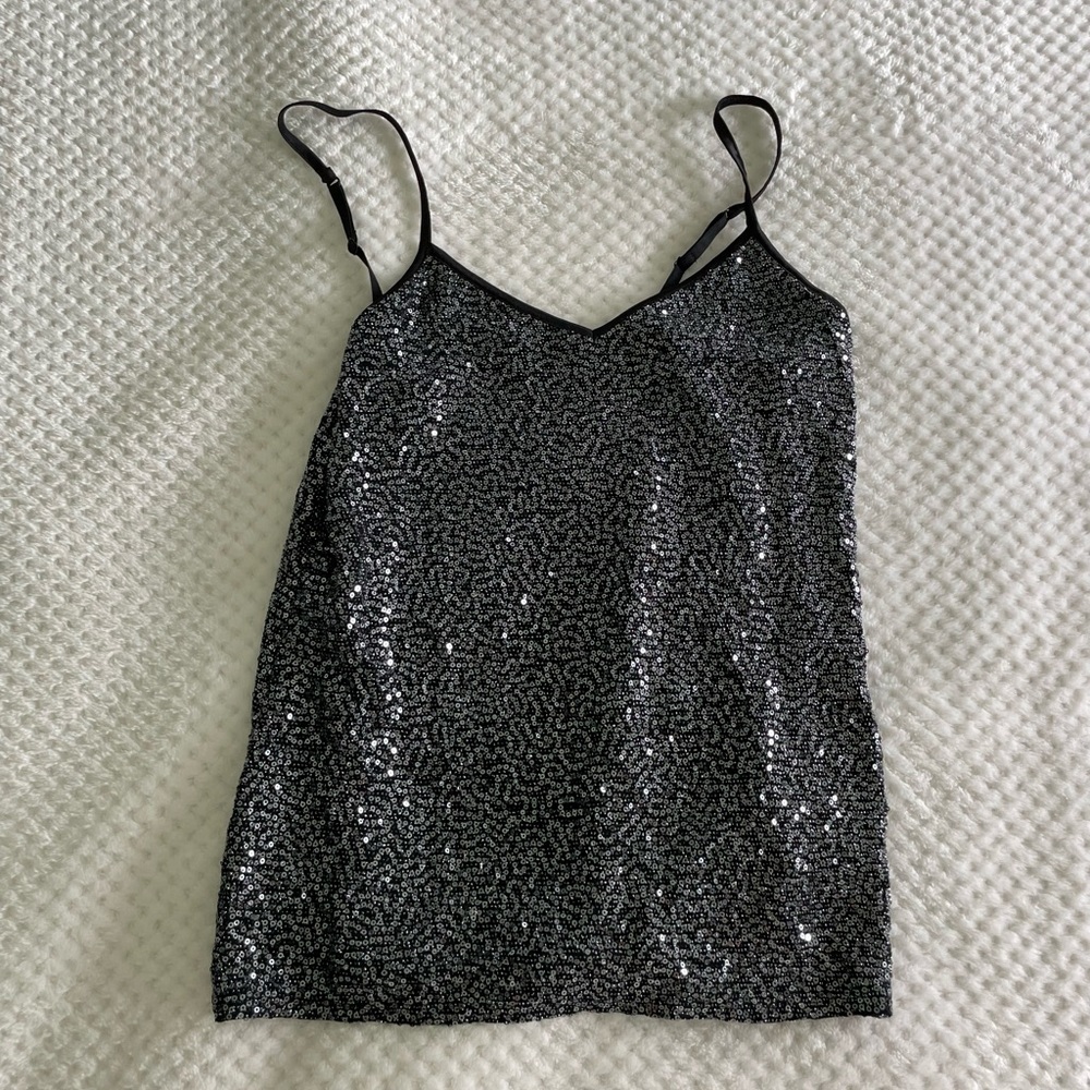 Express Sequin Tank Top